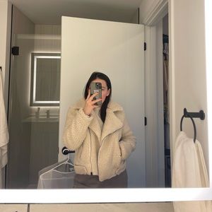 ASTR the Label Brooklyn Faux Fur Moto Jacket